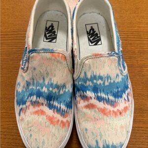 Vans Kids Colorful Tie-Dye Slip-On Sneakers